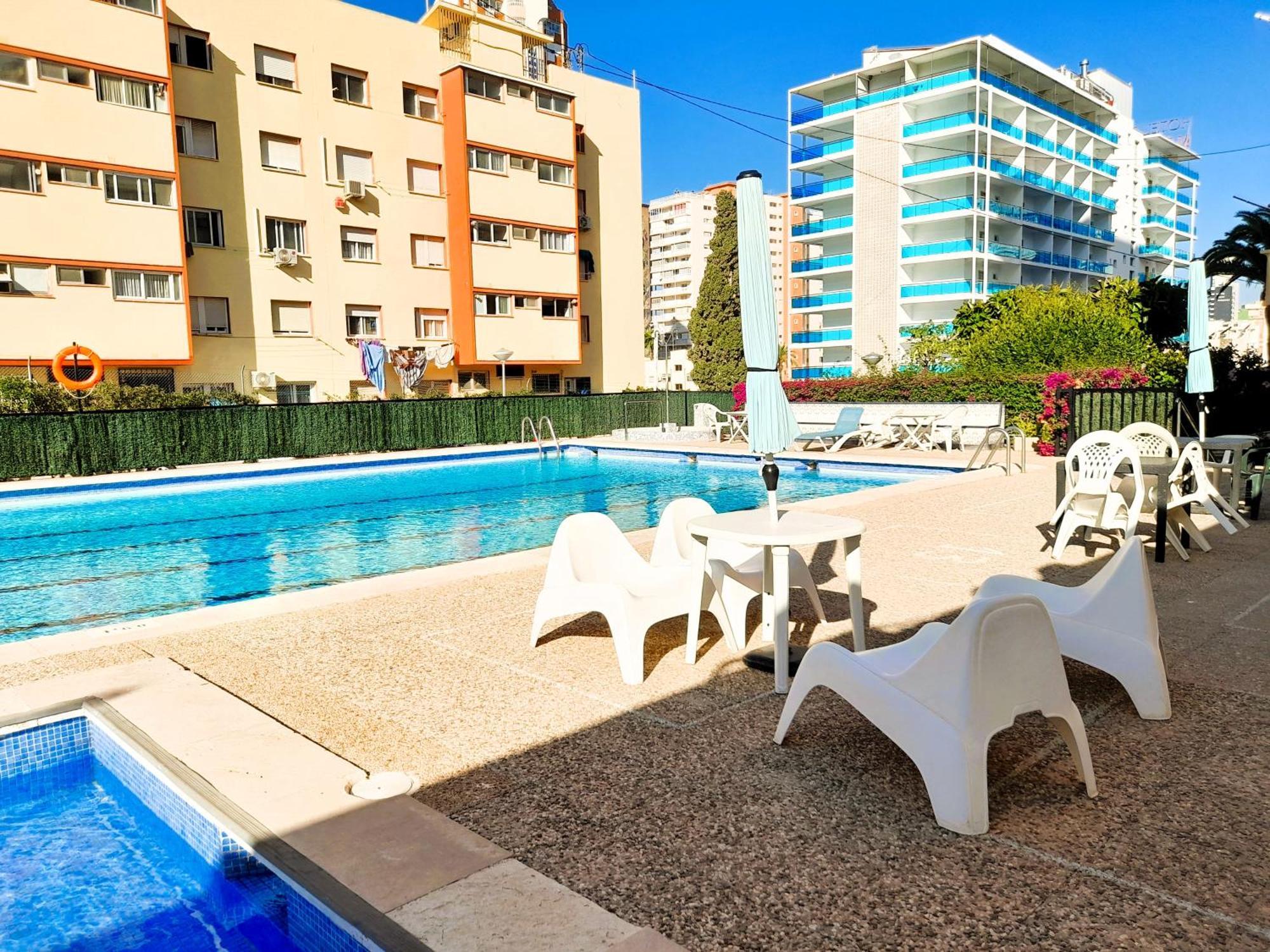 Apartment Sea View II In Rincon De Loix -Free Parking, Wi-Fi, Pool, New Air Conditioning Benidorm Eksteriør bilde